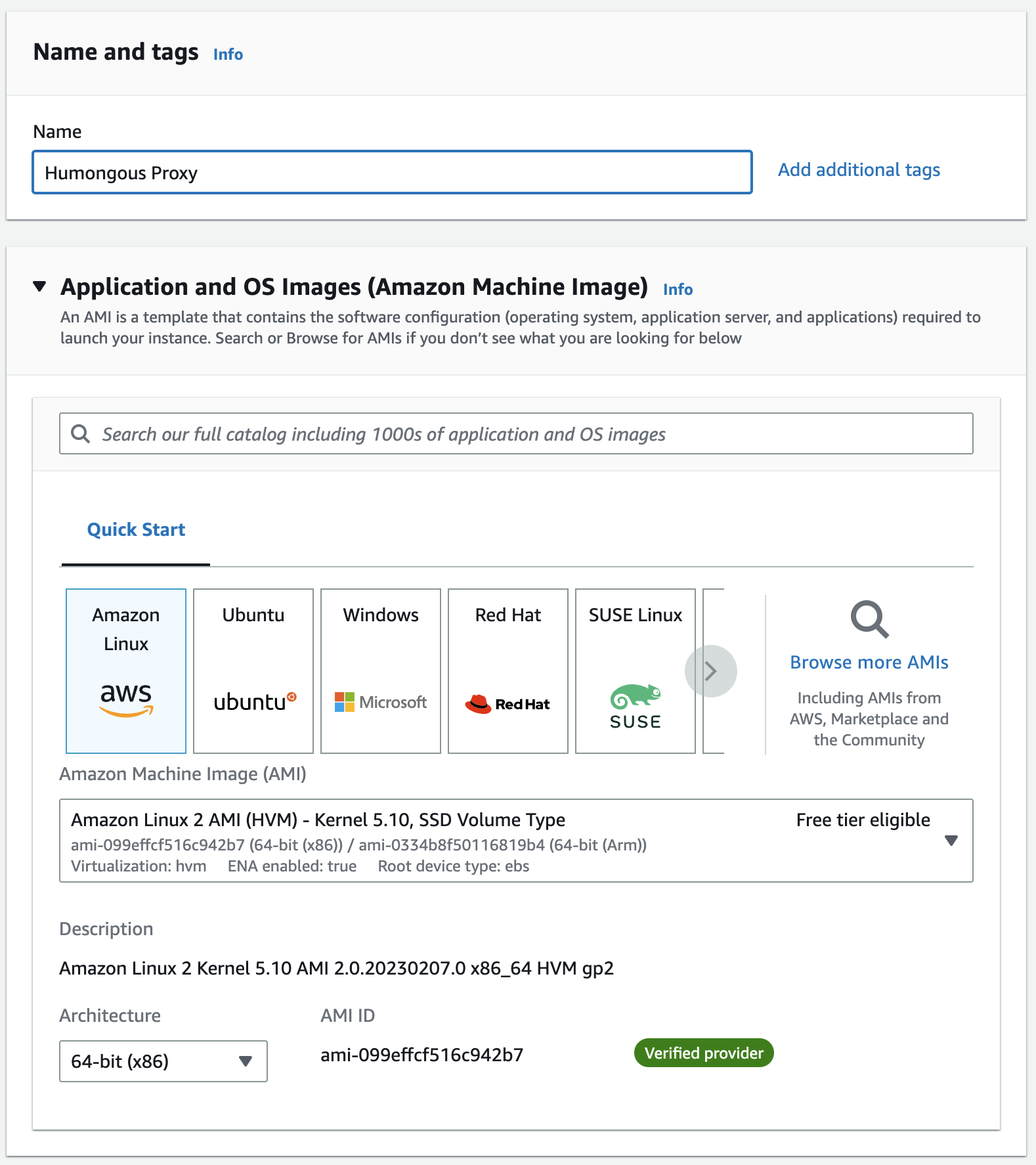 AWS DocumentDB VPC AMI and OS